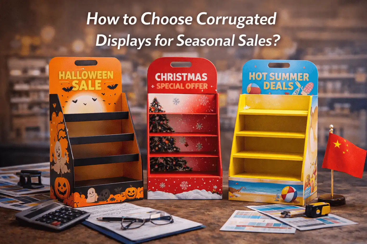 How to Choose Corrugated Displays for Seasonal Sales?